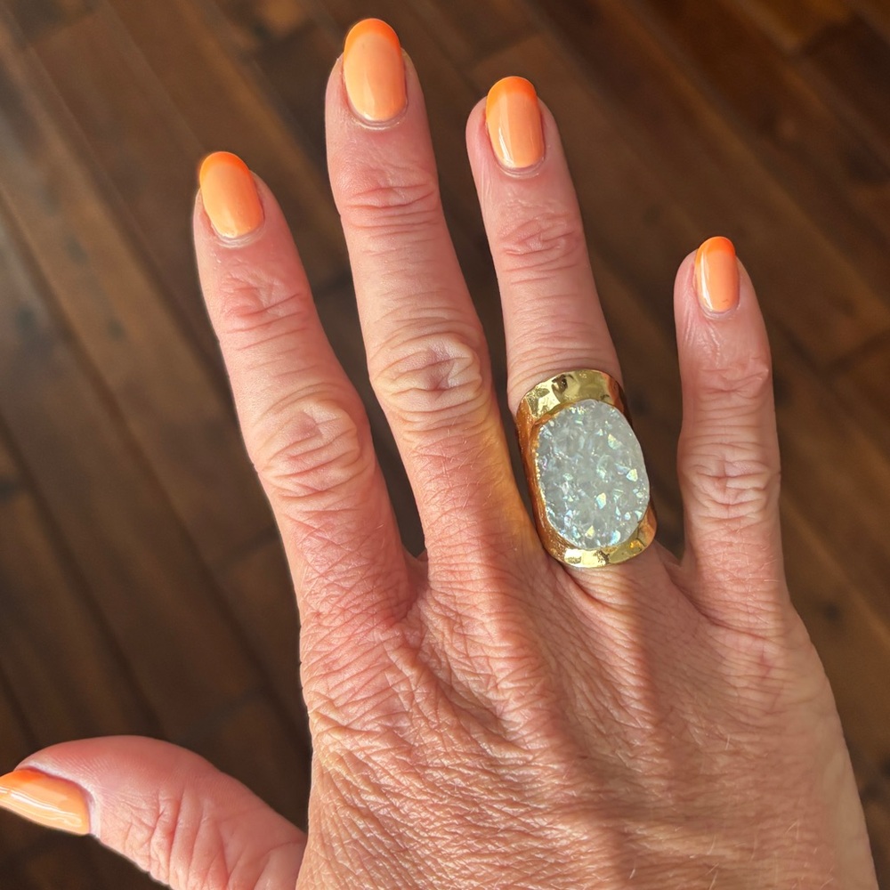 Gold-Tone Statement Ring